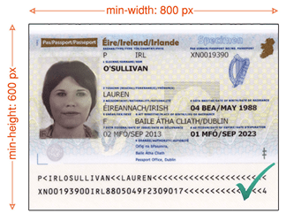 first page of your passport